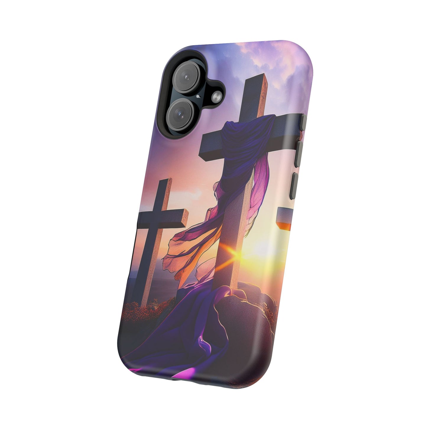 He is Risen Cross phone case