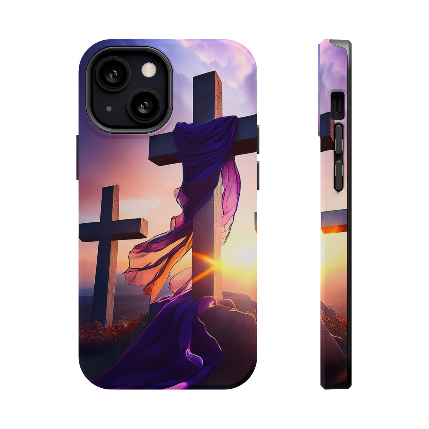 He is Risen Cross phone case