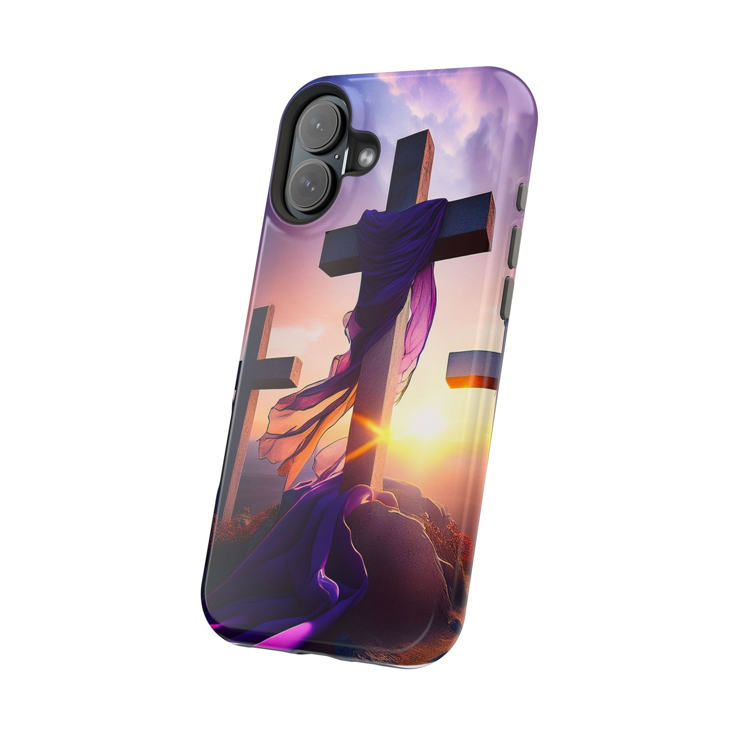 He is Risen Cross phone case