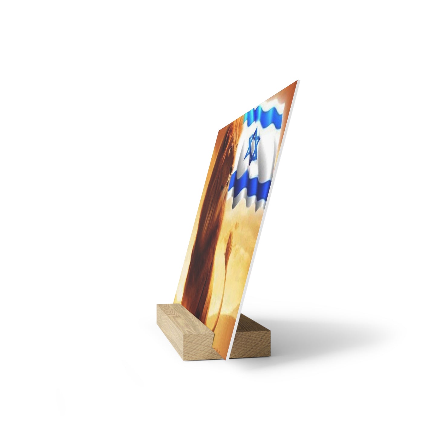 I stand with Israel! Gallery Board with Stand