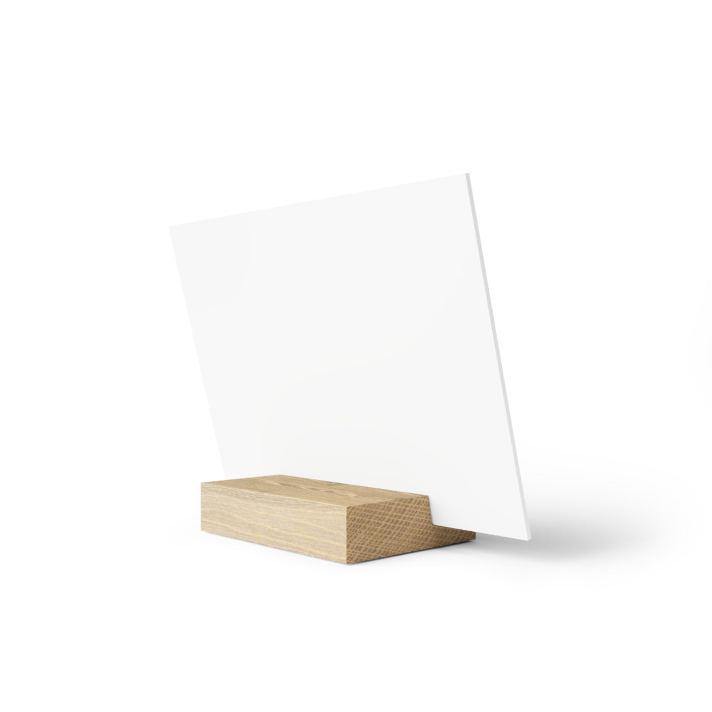 John 6:35, Bible Verse Image, Gallery Board with Stand