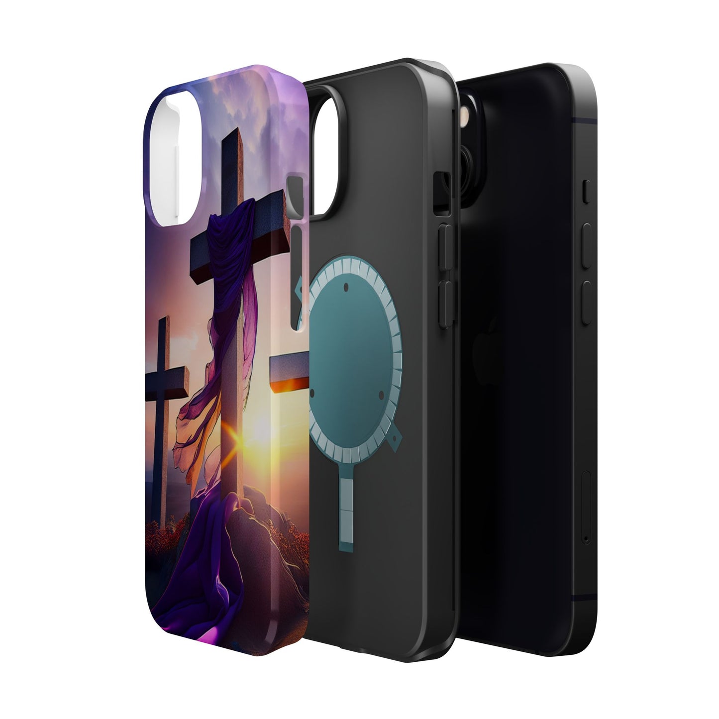 He is Risen Cross phone case