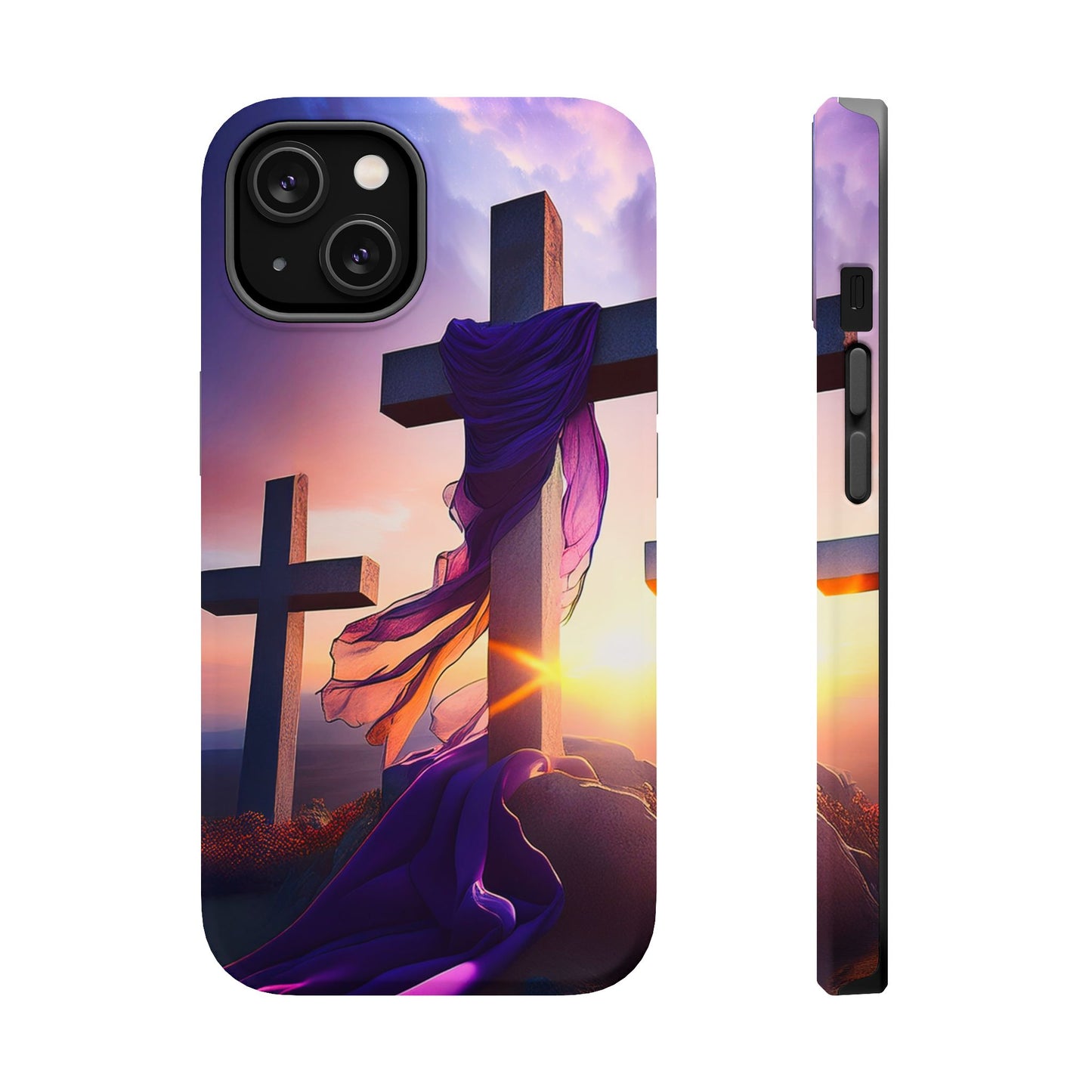 He is Risen Cross phone case