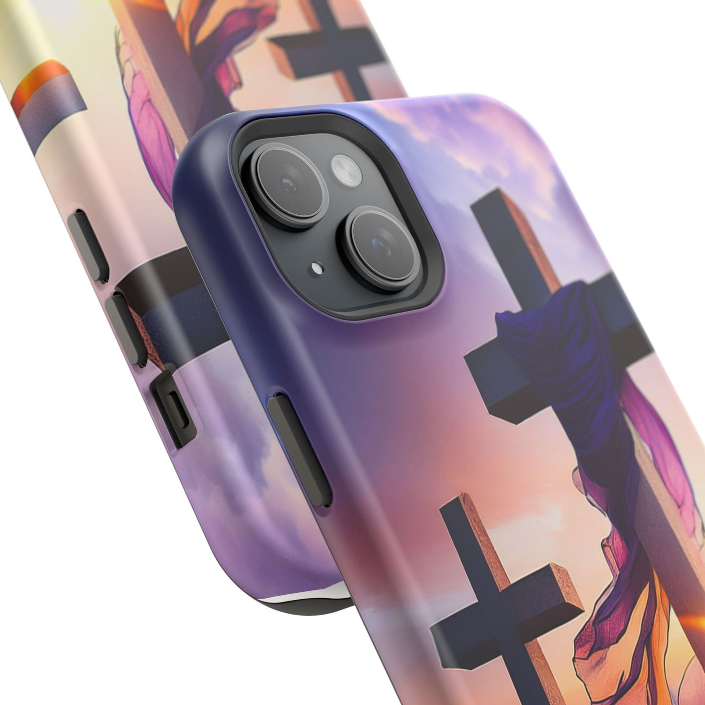 He is Risen Cross phone case