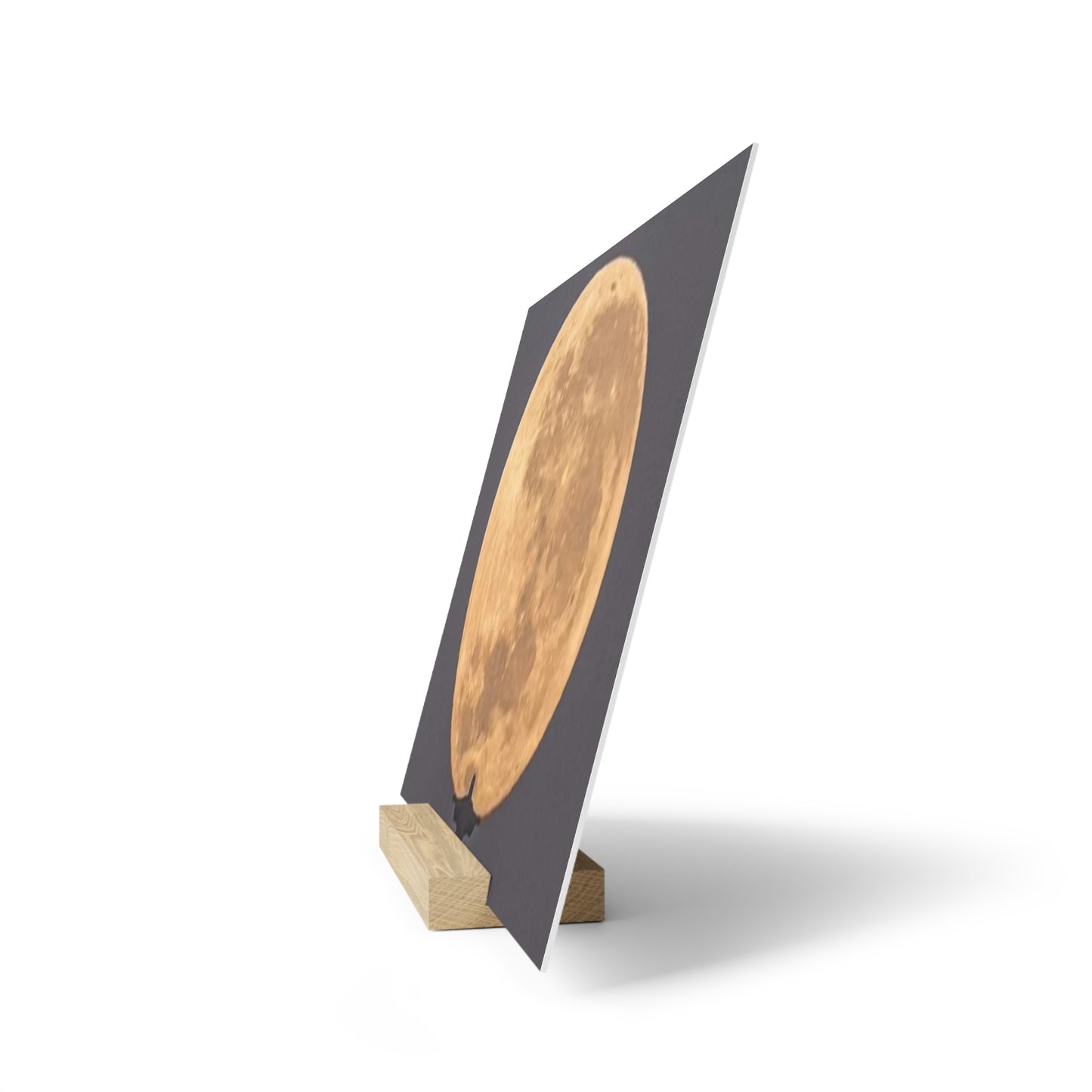 Chris the Redeemer, holding the moon, Canvas Board.