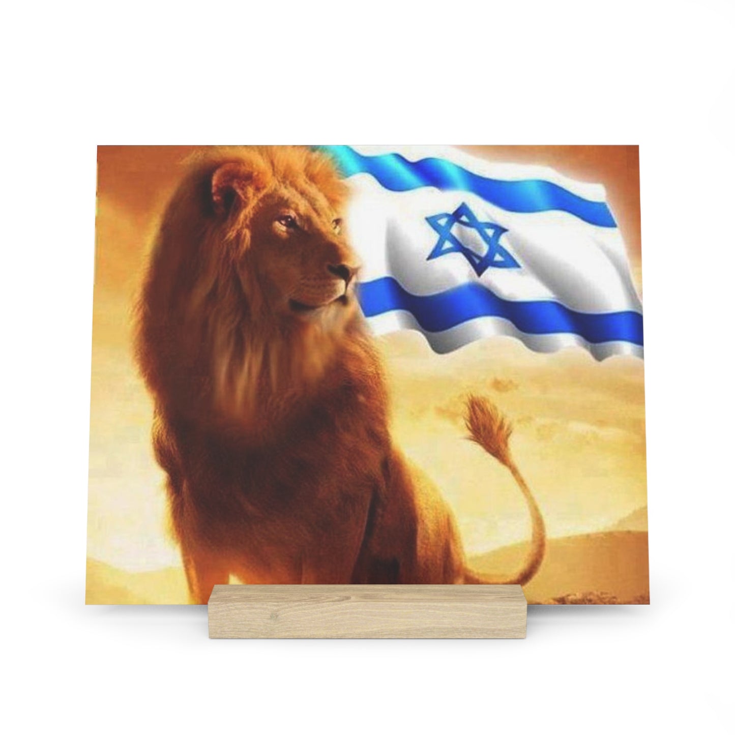 I stand with Israel! Gallery Board with Stand
