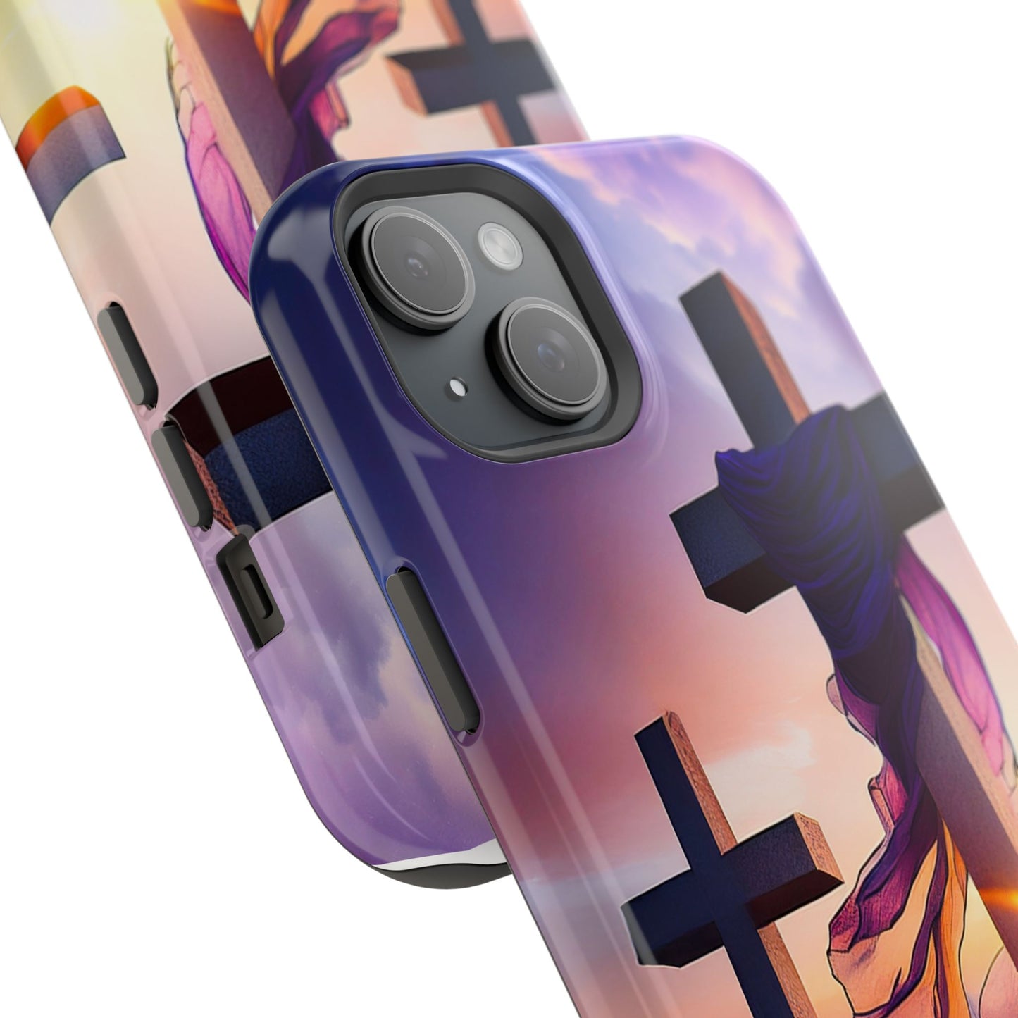 He is Risen Cross phone case