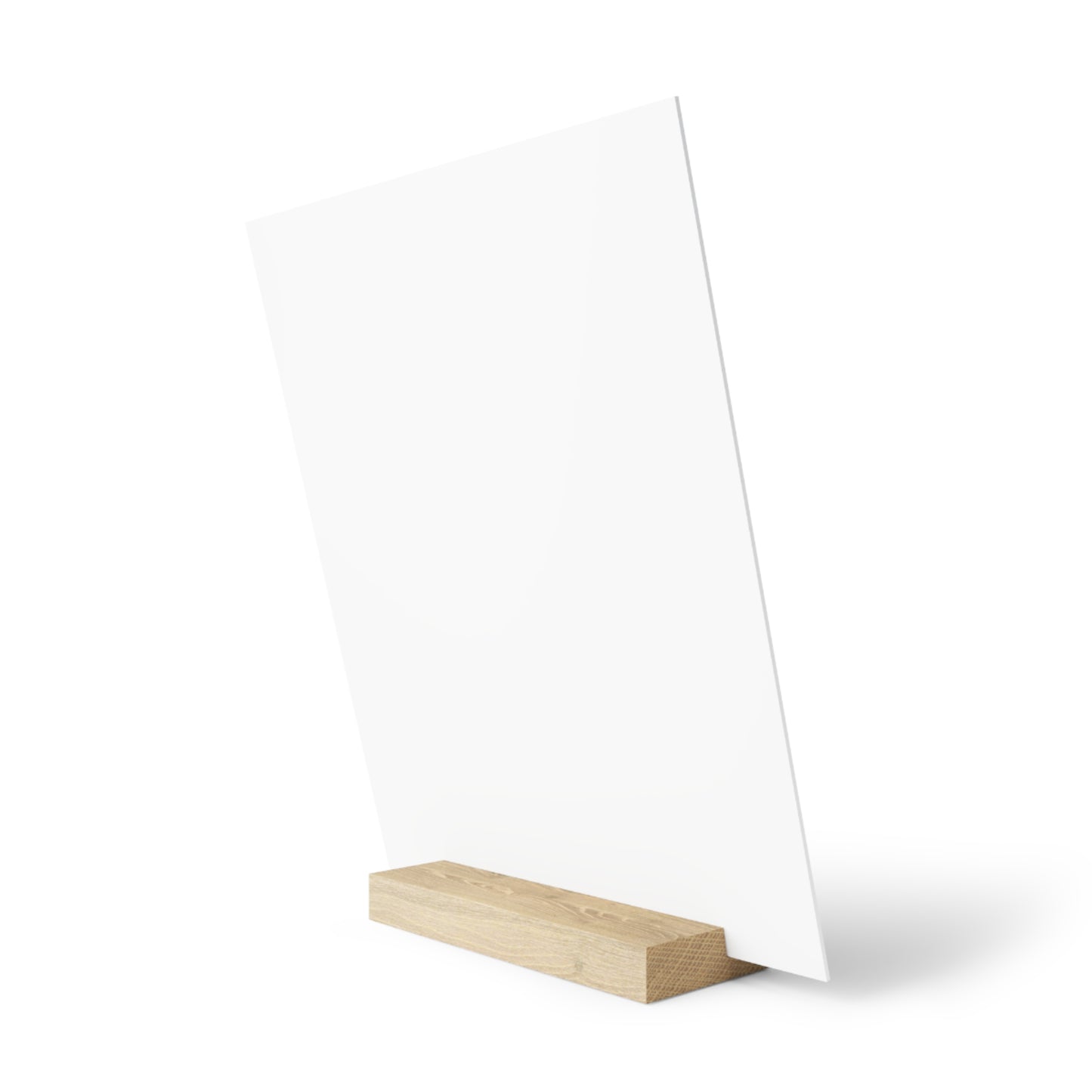 John 11:25-26 Bible Verse Image, Gallery Board with Stand