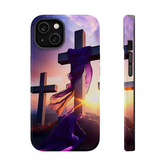 He is Risen Cross phone case