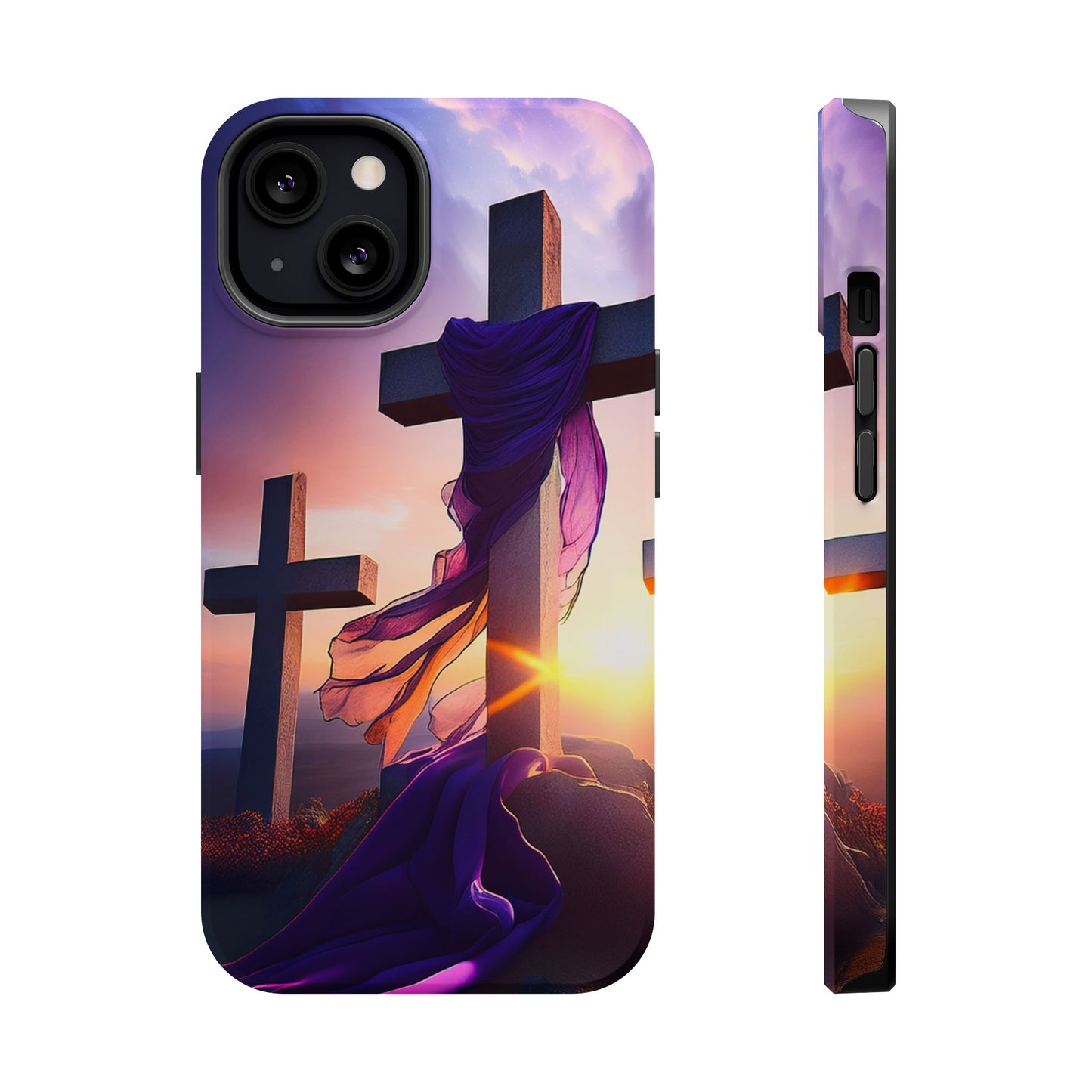 He is Risen Cross phone case