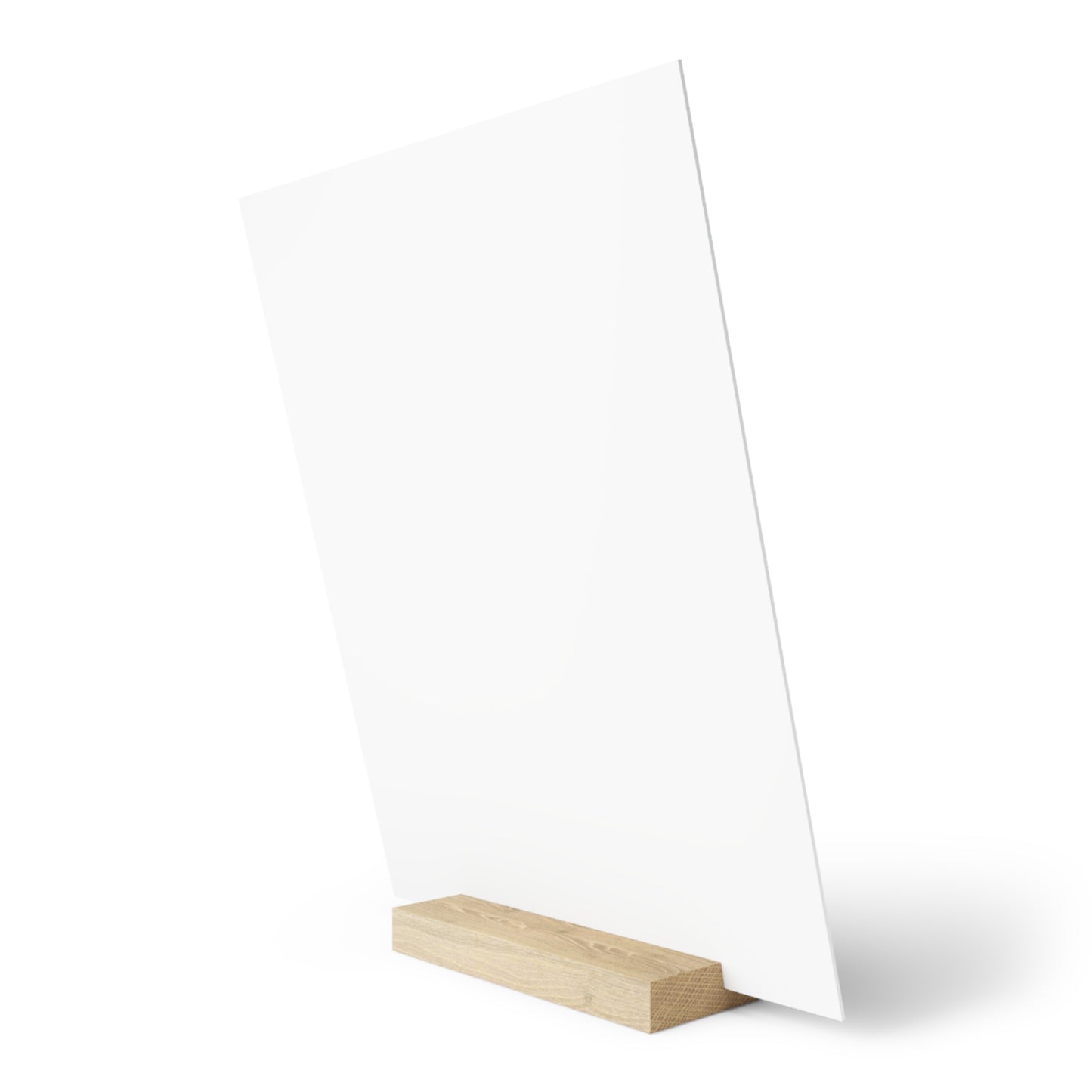 John 11:25-26 Bible Verse Image, Gallery Board with Stand