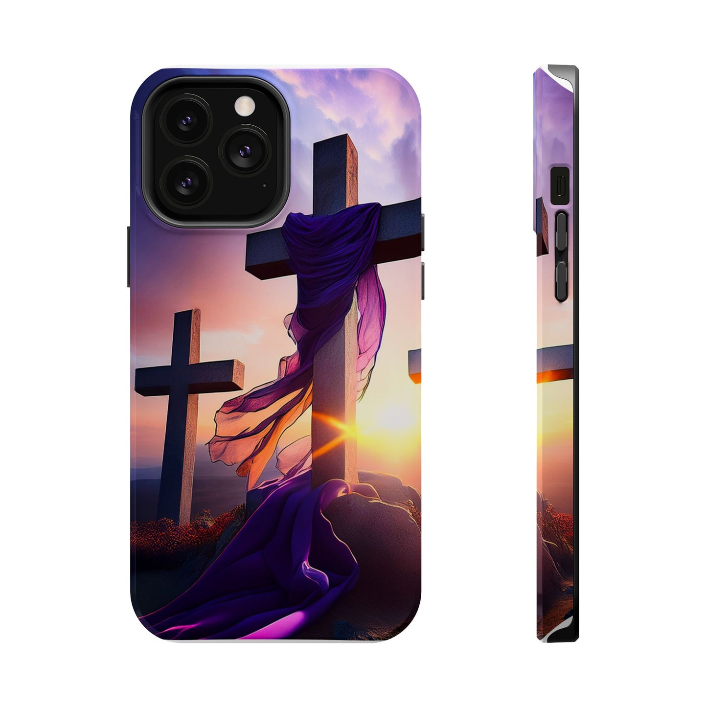 He is Risen Cross phone case