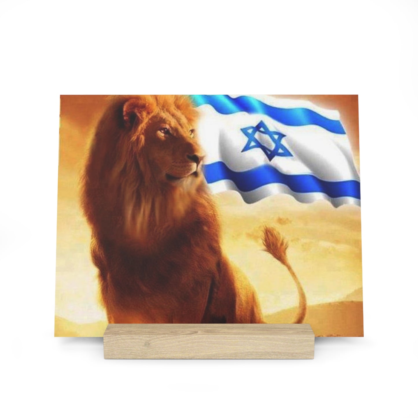 I stand with Israel! Gallery Board with Stand