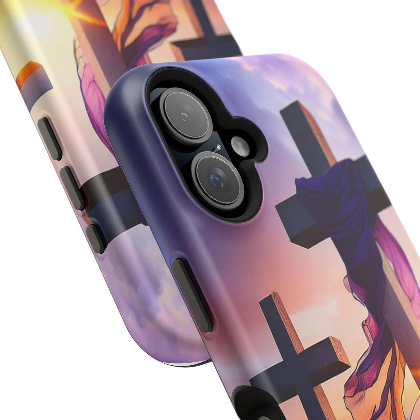 He is Risen Cross phone case
