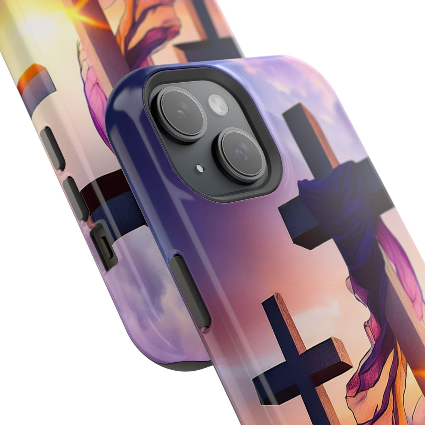 He is Risen Cross phone case