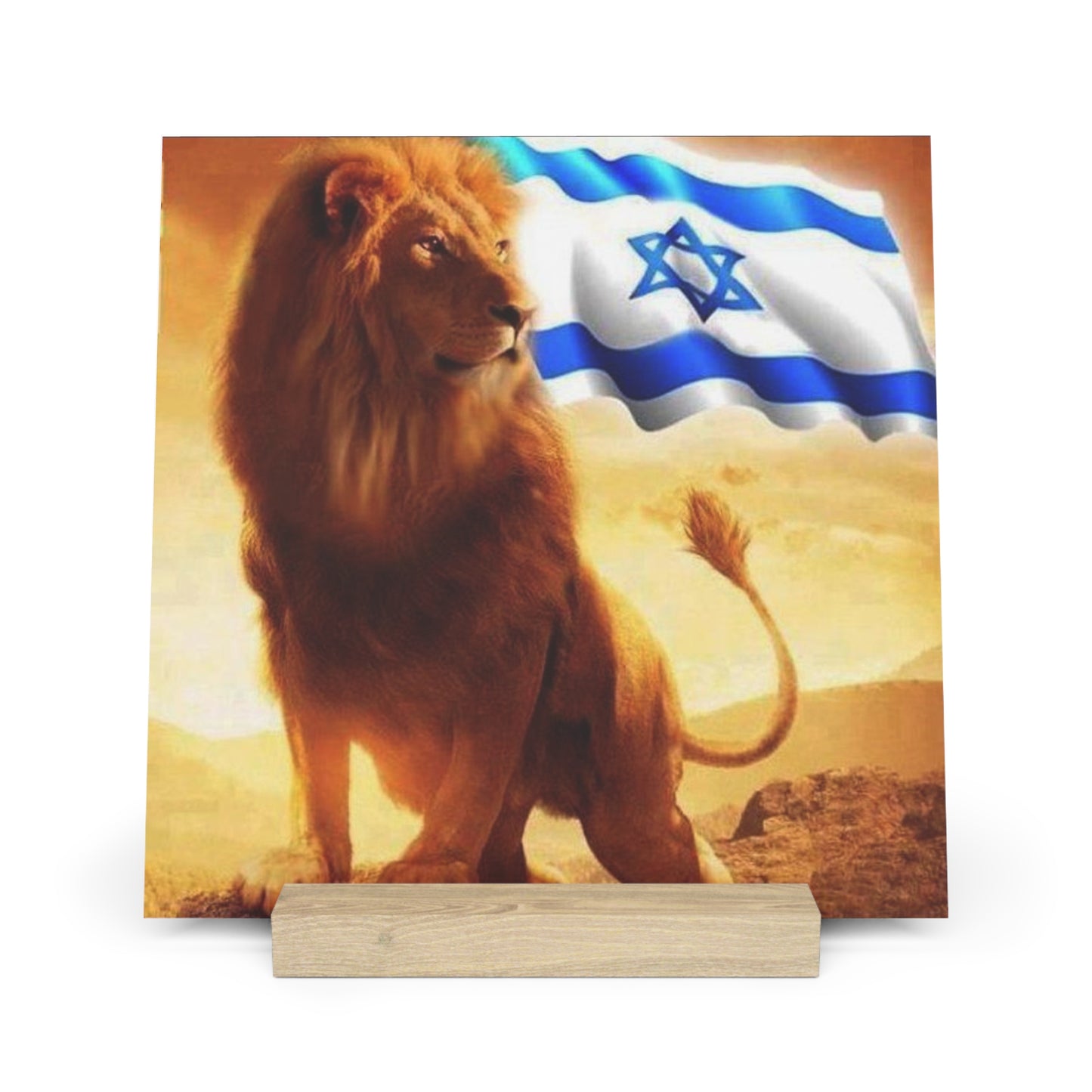 I stand with Israel! Gallery Board with Stand