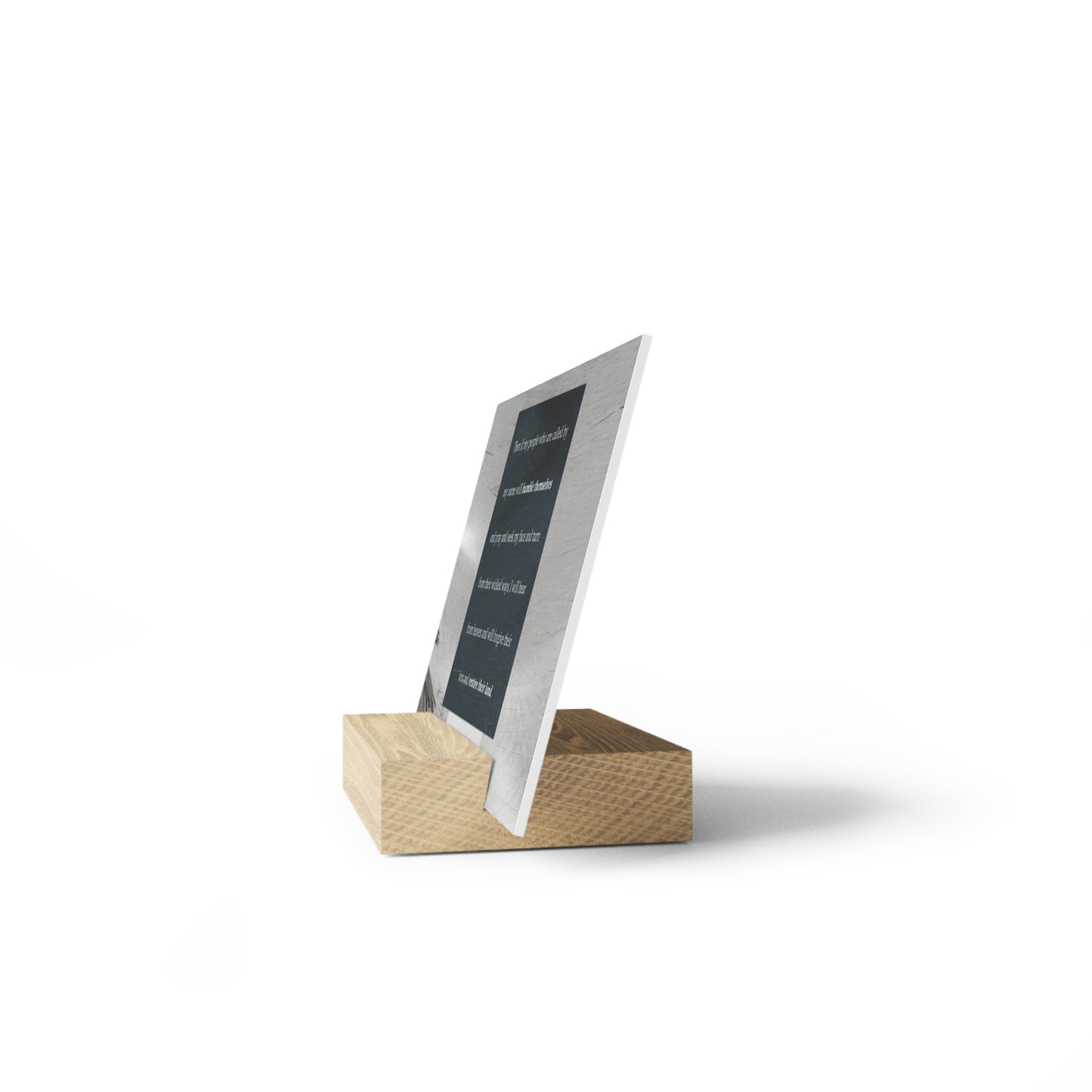 2nd Chronicles 7:14 verse image, Gallery Board with Stand