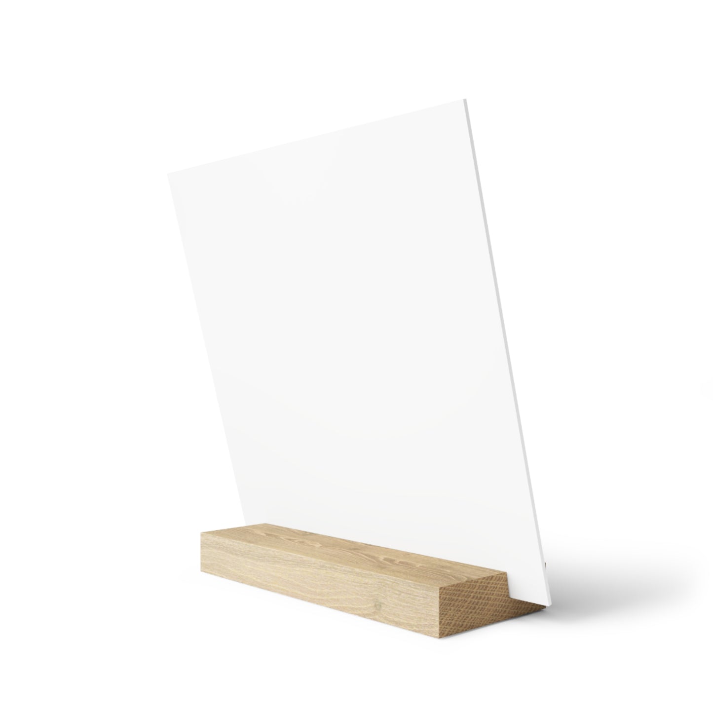 John 6:35, Bible Verse Image, Gallery Board with Stand
