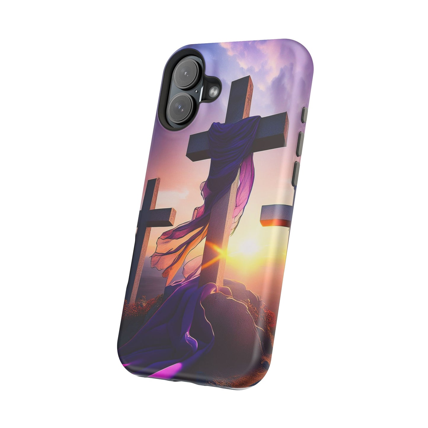He is Risen Cross phone case