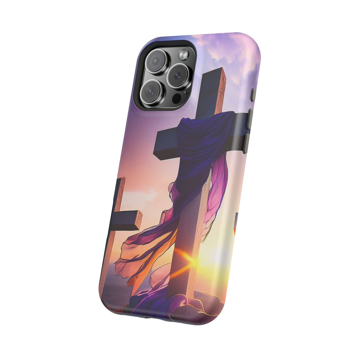 He is Risen Cross phone case