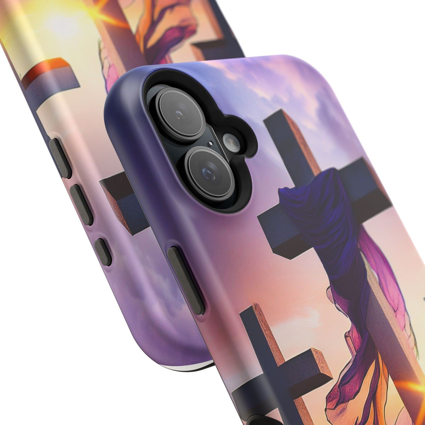 He is Risen Cross phone case