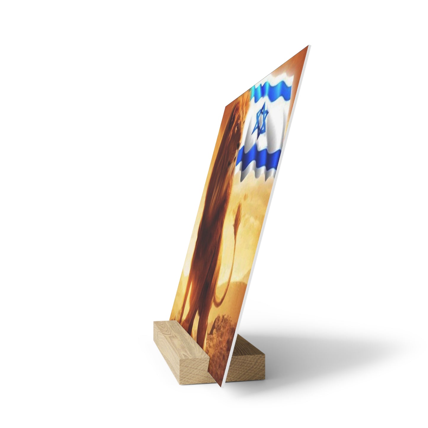 I stand with Israel! Gallery Board with Stand