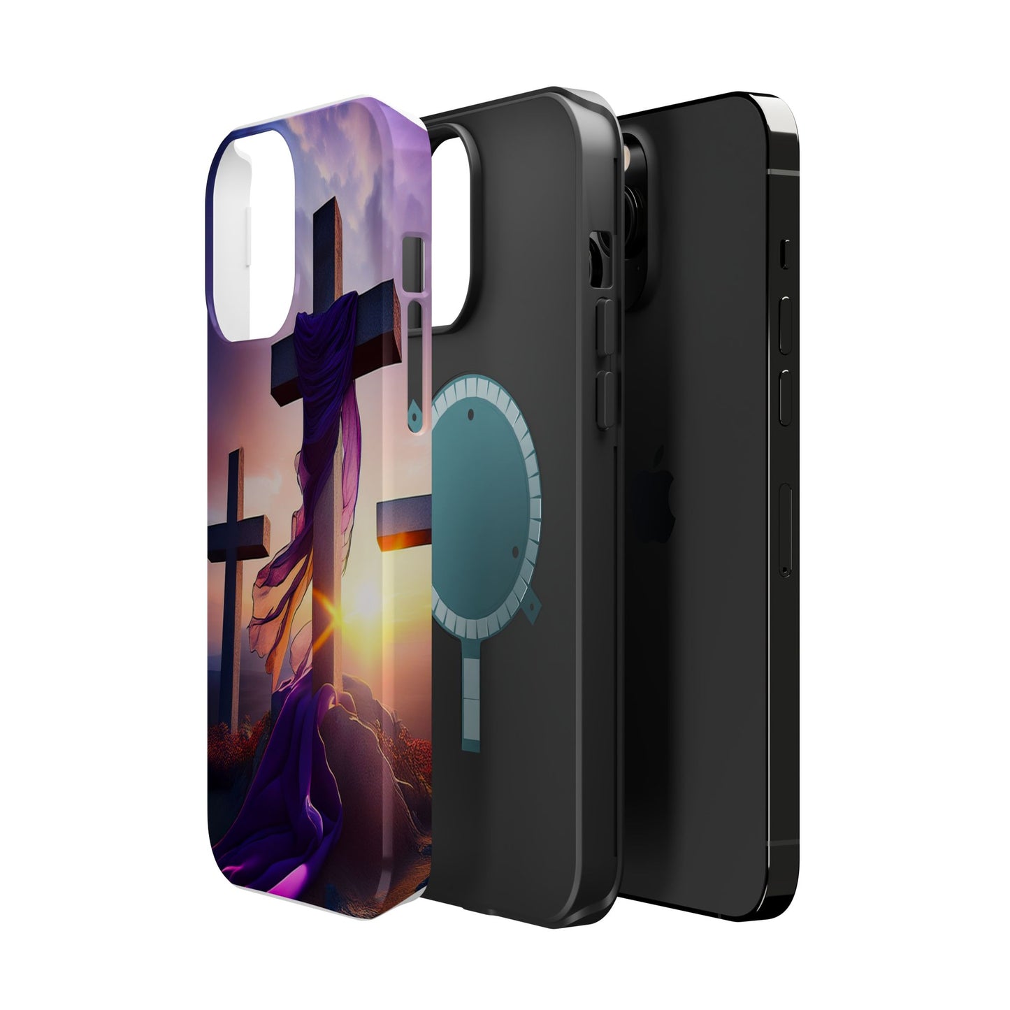 He is Risen Cross phone case