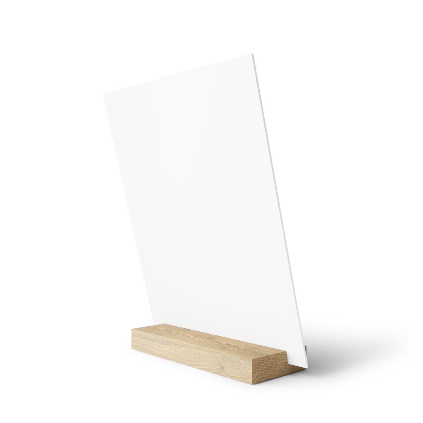 John 11:25-26 Bible Verse Image, Gallery Board with Stand