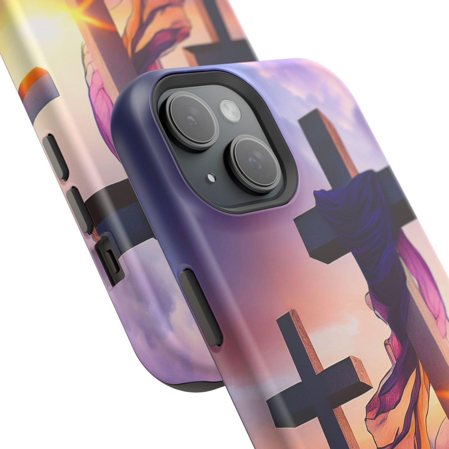 He is Risen Cross phone case